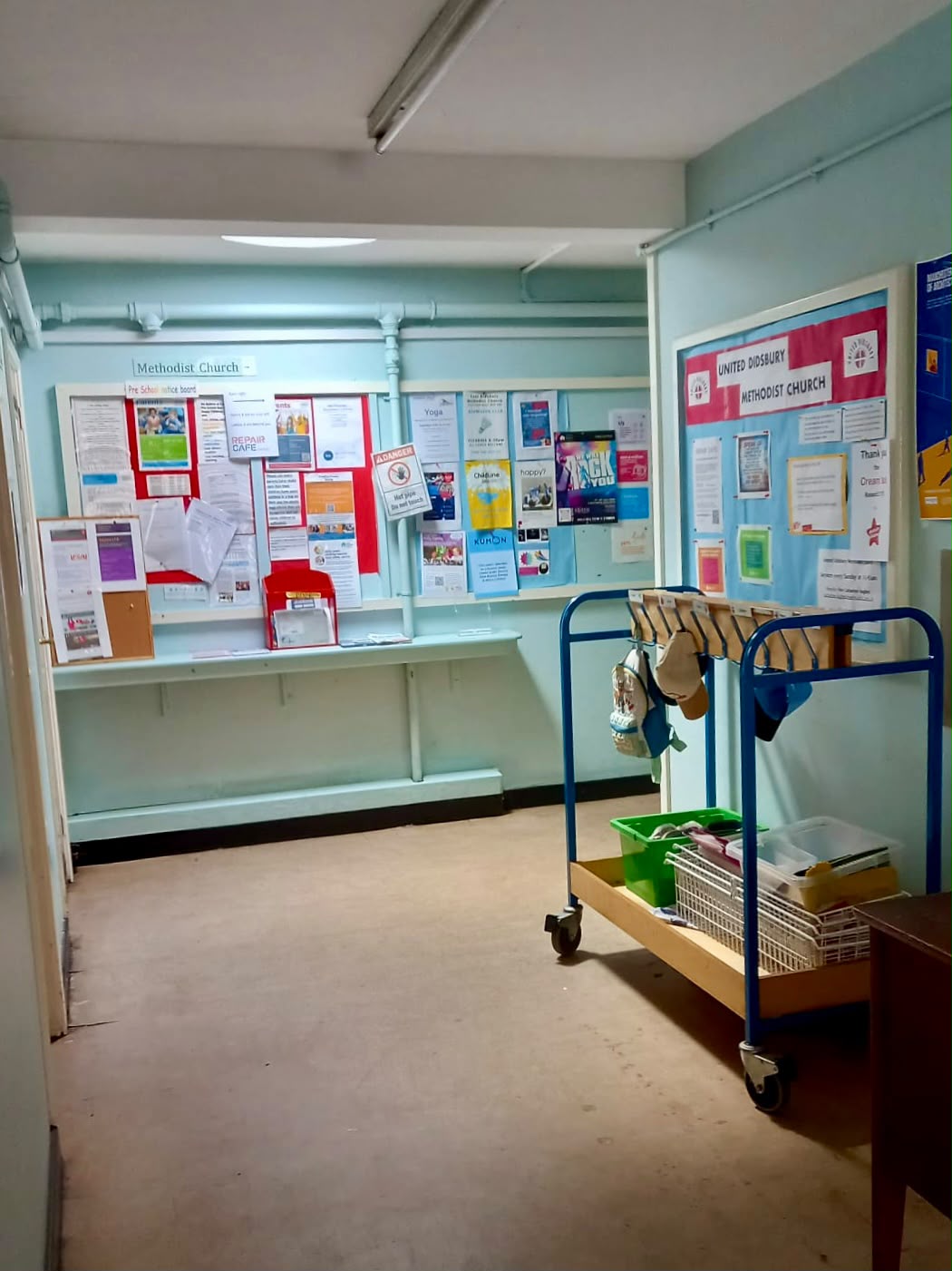 inside hall corridor